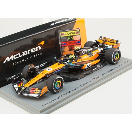 Norris 2025 Model Car - McLaren Mercedes MCL39 - Spark S9622 1/43