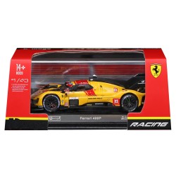 Ferrari 499P 3.0L Turbo V6 with showcase 83 Winner 24 Heures du Mans 2025 Bburago BU36321