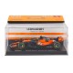 McLaren Mercedes MCL39 with driver and showcase 4 Lando Norris F1 Winner Monaco 2025 Bburago BU38249-MON-4