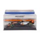 McLaren Mercedes MCL39 with driver and showcase 4 Lando Norris F1 Winner Angleterre 2025 Bburago BU38249-SIL-4