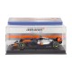 McLaren Mercedes MCL39 with driver and showcase 81 Oscar Piastri F1 2nd Angleterre 2025 Bburago BU38249-SIL-81