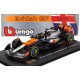 McLaren Mercedes MCL39 with driver and showcase 81 Oscar Piastri F1 2nd Angleterre 2025 Bburago BU38249-SIL-81