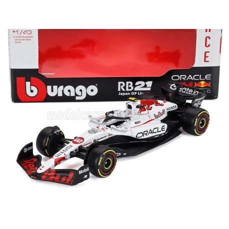 Red Bull RB21 22 Yuki Tsunoda F1 Japon 2025 Bburago BU38233-J-22