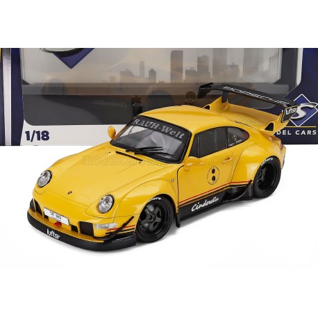 Porsche 911 993 RWB Bodykit Coupe 2020 Cinderella Yellow Solido S1808507