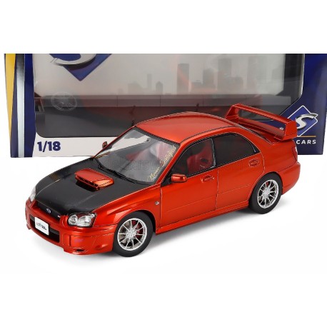 Subaru Impreza WRX STi 2003 Orange Black Solido S1812304