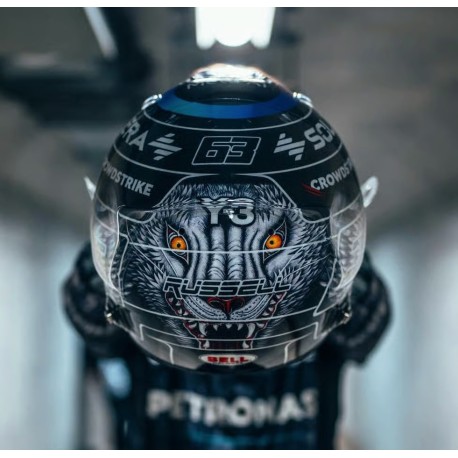 Casque Helmet 1/5 George Russell Mercedes F1 Japon 2026 Spark 5HF257
