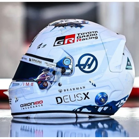 Casque Helmet 1/5 Ollie Bearman Haas F1 Canada 2026 Spark 5HF263
