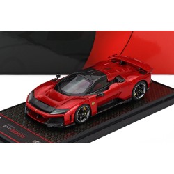 Ferrari F80 with Carbon Silver Rims 2024 Rosso Supercar BBR BBRC305H
