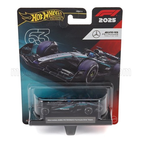 Mercedes AMG W16 63 George Russell F1 2025 Hotwheels JKD80