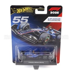 Williams Mercedes FW47 55 Carlos Sainz Jr F1 2025 Hotwheels JKD85