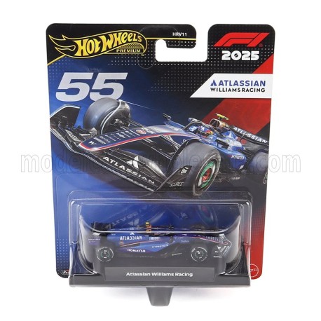 Williams Mercedes FW47 55 Carlos Sainz Jr F1 2025 Hotwheels JKD85