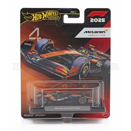 McLaren Mercedes MCL39 4 Lando Norris F1 World Champion 2025 Hotwheels JKD88