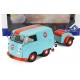 Volkswagen T1 Van Kool Combi Gulf Oil Tribute 1950 Light Blue Orange Solido S1810908