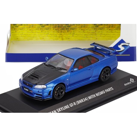 Nissan&nbsp;Skyline&nbsp;GT-R&nbsp;R34&nbsp;Z-Tune 1998 Blue Solido S4318202
