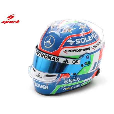 Casque Helmet 1/5 Kimi Antonelli Mercedes F1 Italie 2025 Spark 5HF212