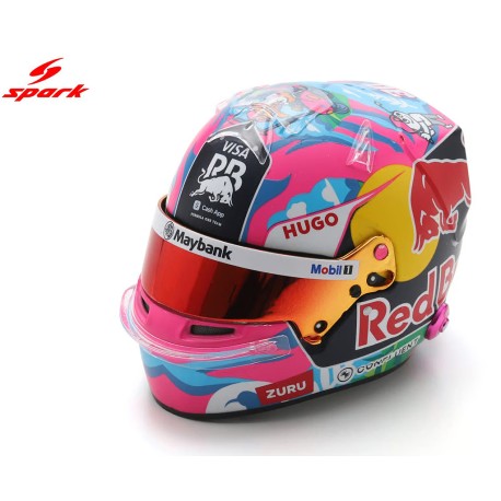Casque Helmet 1/5 Liam Lawson Visa Cash F1 Singapour 2025 Spark 5HF225