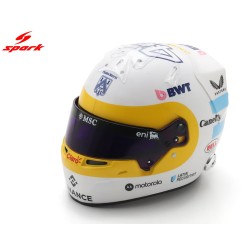Casque Helmet 1/5 Franco Colapinto Alpine F1 USA Austin 2025 Spark 5HF227