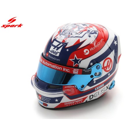 Casque Helmet 1/5 Oliver Bearman Haas F1 USA Austin 2025 Spark 5HF229