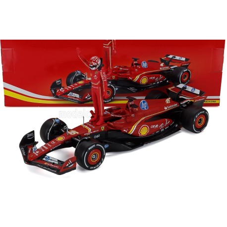 Ferrari SF-24 16 Charles Leclerc F1 2024 Bburago BU26823-L