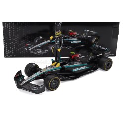 Mercedes W15 EQ Performance 44 Lewis Hamilton F1 2024 Bburago BU28069-H