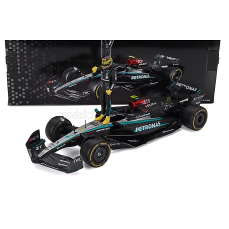 Mercedes W15 EQ Performance 44 Lewis Hamilton F1 2024 Bburago BU28069-H