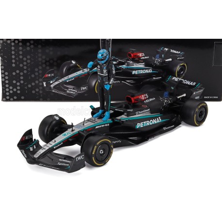 Mercedes W15 EQ Performance 63 George Russell F1 2024 Bburago BU28069-R