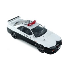 Nissan Skyline GT-R BNR34 Japan Police 2019 White Black Solido S1804317