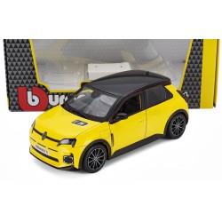 Renault&nbsp;R5 E-Tech Full Electric 2024 Pop Yellow Black Bburago BU21113Y