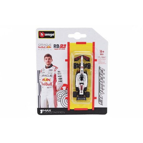 Red Bull RB21 1 Max Verstappen F1 Winner Japon 2025 Bburago BU58003-02362