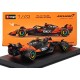 McLaren Mercedes MCL39 with driver and showcase 4 Lando Norris F1 2025 Bburago BU38249-N