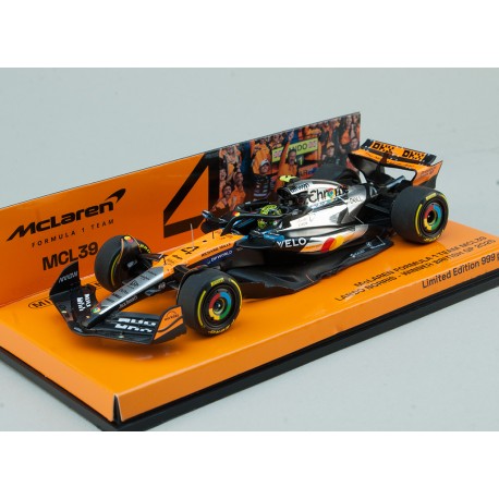 McLaren Mercedes MCL39 4 Lando Norris F1 Winner Angleterre 2025 Minichamps 537255404