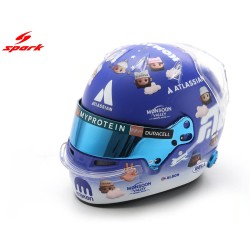 Casque Helmet 1/5 Alexander Albon Williams F1 Angleterre 2025 Spark 5HF219