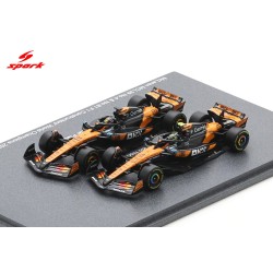 McLaren Mercedes MCL39 4 - 81 L. Norris - O. Piastri F1 World Champions 2025 Spark 64S084