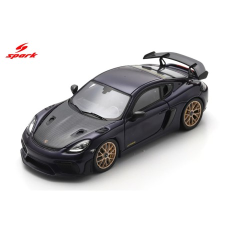 Porsche Cayman GT4 RS Viola metallic Spark S8782