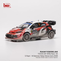Toyota GR Yaris Rally1 5 Rallye Monte Carlo 2026 S. Pajari - M. Salminen IXO RAM1025E