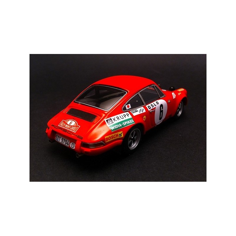 Porsche 911 T N°219 – Rallye Monte-Carlo 1968, Miniature Trofeu échelle 1:43, Résine