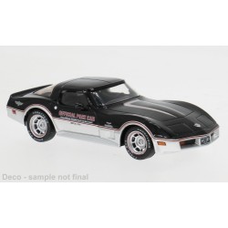 Chevrolet Corvette C3 1980 Black Silver IXO CLC650N