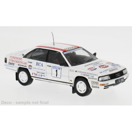 Audi 200 C3 Quattro 1 Rallye de Suède 1989 S. Blomqvist - B. Melander IXO RAC470SB-007SP