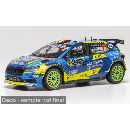 Skoda Fabia Rally2 23 Rallye Monte Carlo 2026 R. Dapra - L. Guglielmetti IXO RAM1031LQ