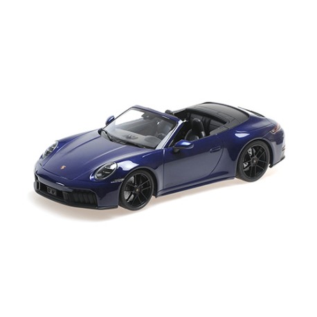 Porsche 911 992.2 Carrera GTS Cabriolet 2025 Blue Metallic Minichamps 155064134