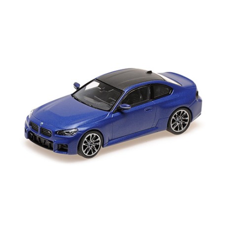 BMW M2 2023 Matt Blue Metallic Minichamps 410023124
