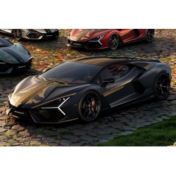 Lamborghini Revuelto Impavido Grigio Crater - Livery Nero Nemesis / Bronzo Serse - Matt Finishing Looksmart LS543IMA