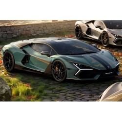Lamborghini Revuelto Impavido Verde Campus - Livery Nero Noctis / Bronzo Oreadi - Shiny Finishing Looksmart LS543IMC