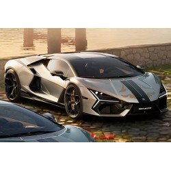 Lamborghini Revuelto Impavido Grigio Artis - Livery Nero Noctis / Bronzo Oreadi - Shiny Finishing Looksmart LS543IMD