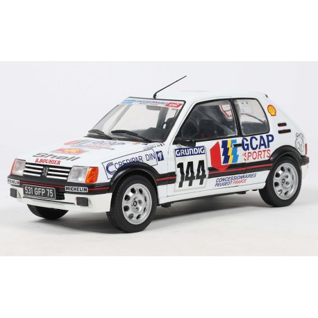 Peugeot 205 GTi Gr.N 144 Rallye du Var 1987 Francois Delecour - Anne Chantal Pauwels Solido S1801721