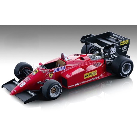 Ferrari 126C4-M2 28 Rene Arnoux F1 Europe 1984 Tecnomodel TM12-07A