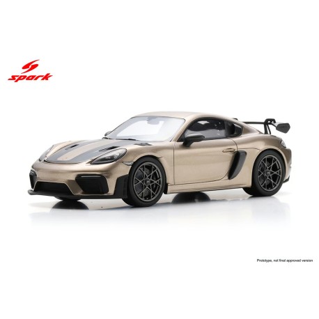 Porsche Cayman GT4 RS Weissach Gold Bronze Metallic Spark 18S1098