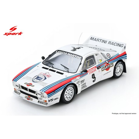 Lancia Rally 037 9 Winner Tour de Corse 1983 M. Alen - I. Kivimaki Spark 18S1209