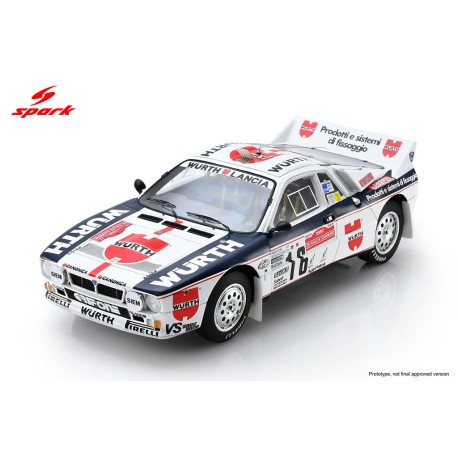 Lancia Rally 037 16 Rallye Sanremo 1983 F. Tabaton - L. Tedechini Spark 18S1211