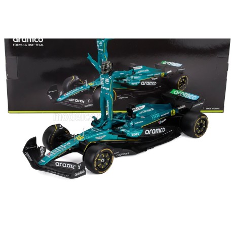 Aston Martin Mercedes AMR25 18 Lance Stroll F1 2025 Bburago BU28071-S